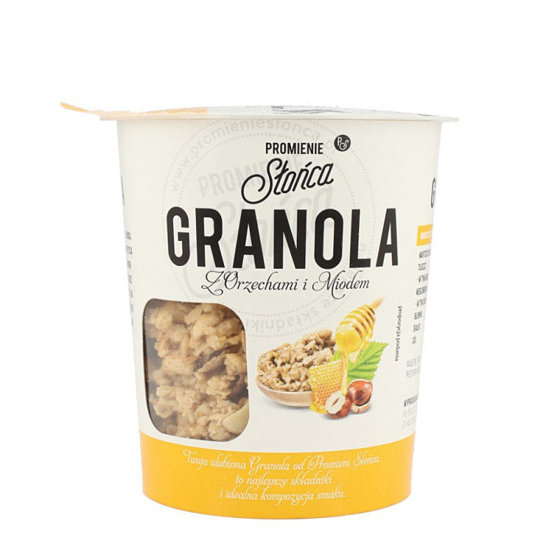 Granola z orzechami i miodem 80g