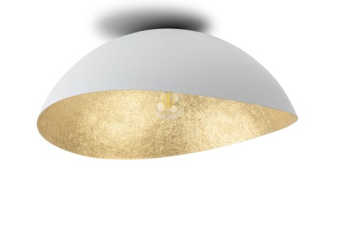 Solaris S lampa sufitowa 1-punktowa biała/złota 40611