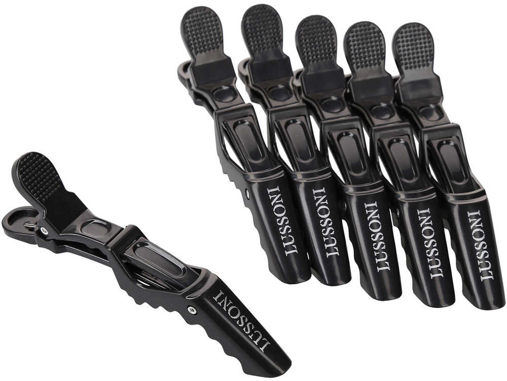 Lussoni Klipsy do włosów, krokodyle 6szt.