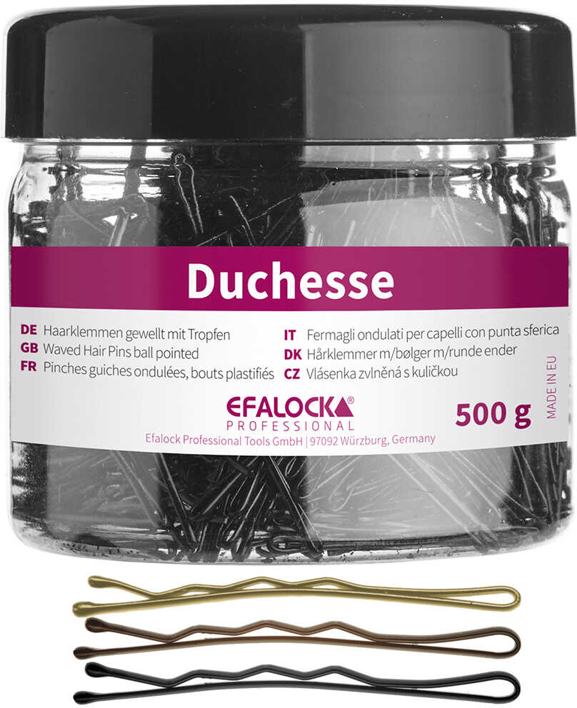 Efalock Professional Duchesse Wsuwki do włosów 5cm, różne kolory 500g