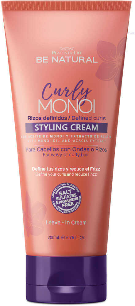 Placenta Life Curly Monoi Krem do stylizacji włosów kręconych i falowanych 200ml