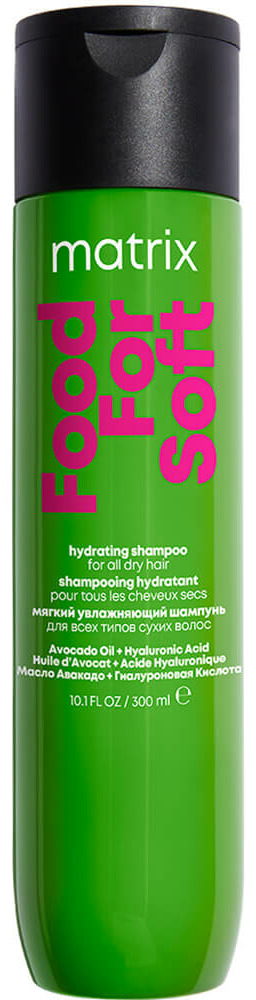 Matrix Total Results Food For Soft Szampon nawilżający do włosów suchych z kwasem hialuronowym 300ml