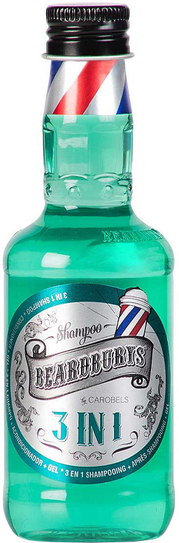 Beardburys 3in1 Szampon do włosów i ciała dla mężczyzn 100ml