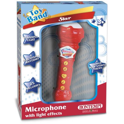 Mikrofon karaoke z efektami świetlnymi