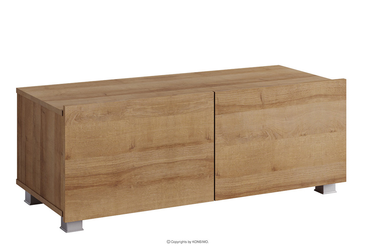 Szafka RTV pod telewizor dąb złoty 100cm PAVO Konsimo