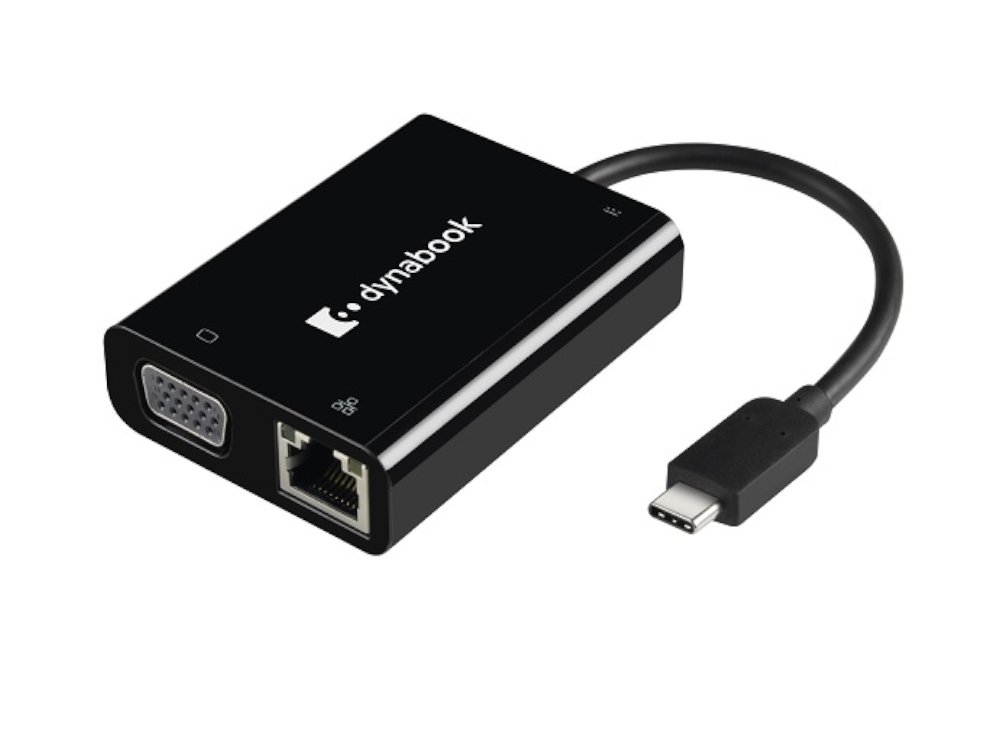 Nowy adapter Dynabook USB-C to VGA/LAN PS0089UA1PRP