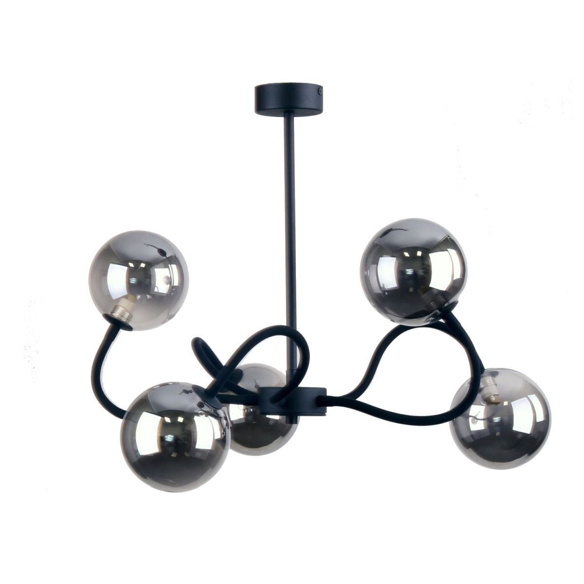 Designerska lampa wisząca z zakręconymi ramionami TK 5713 z serii BELLA
