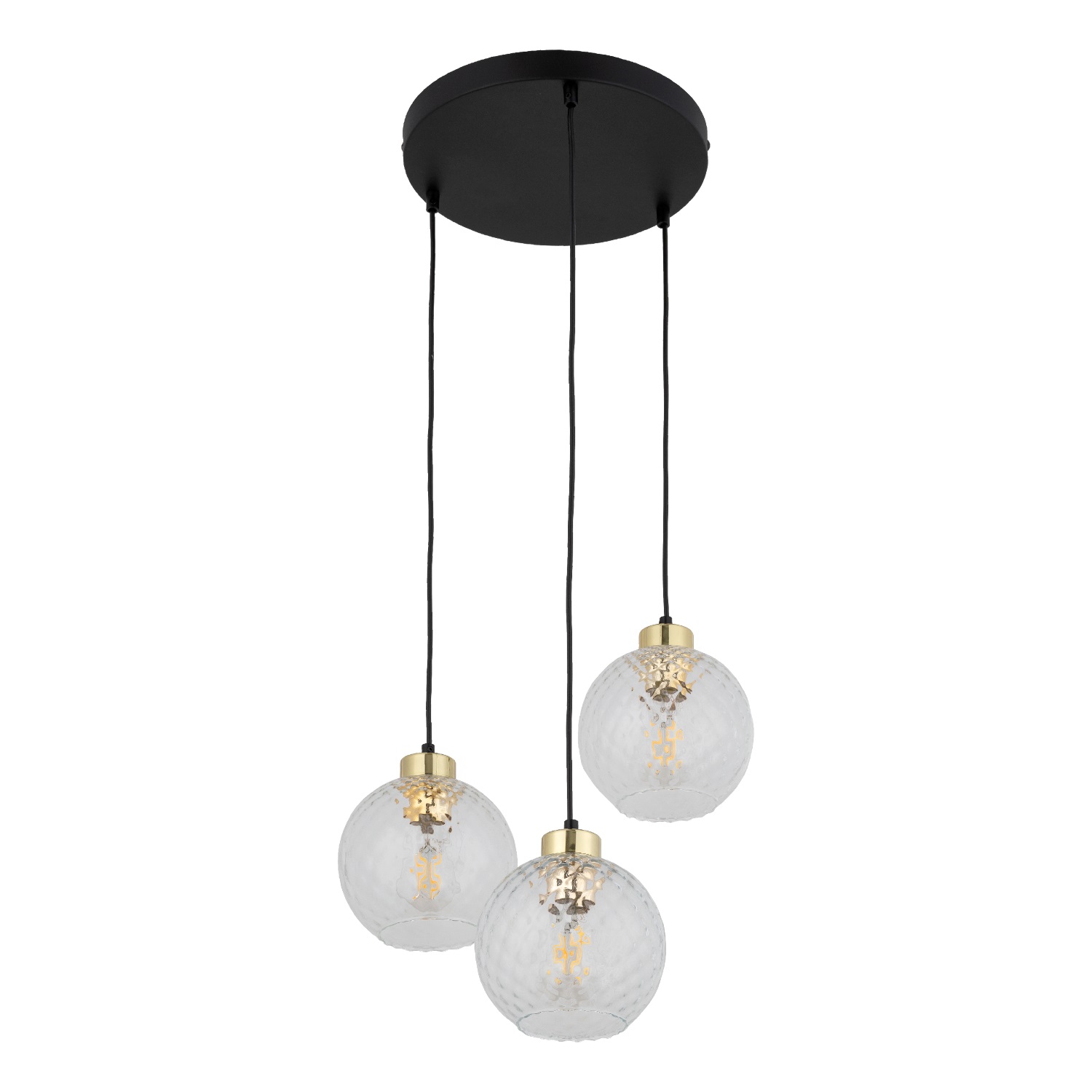 Dekoracyjna, stylowa lampa wisząca do sypialni TK 4586 z serii DEVON