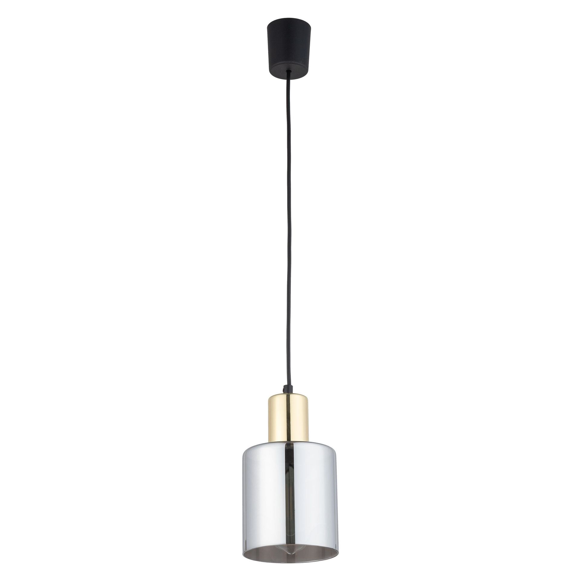 Smukła lampa wisząca z lustrzanym kloszem TK 6661 z serii SIERRA GOLD