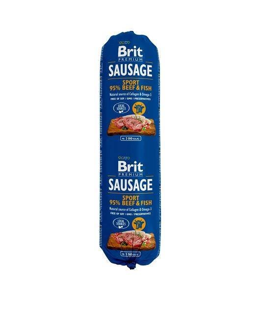 Brit Sausage beef & fish Sport Formula 800 g DARMOWA DOSTAWA OD 95 ZŁ!