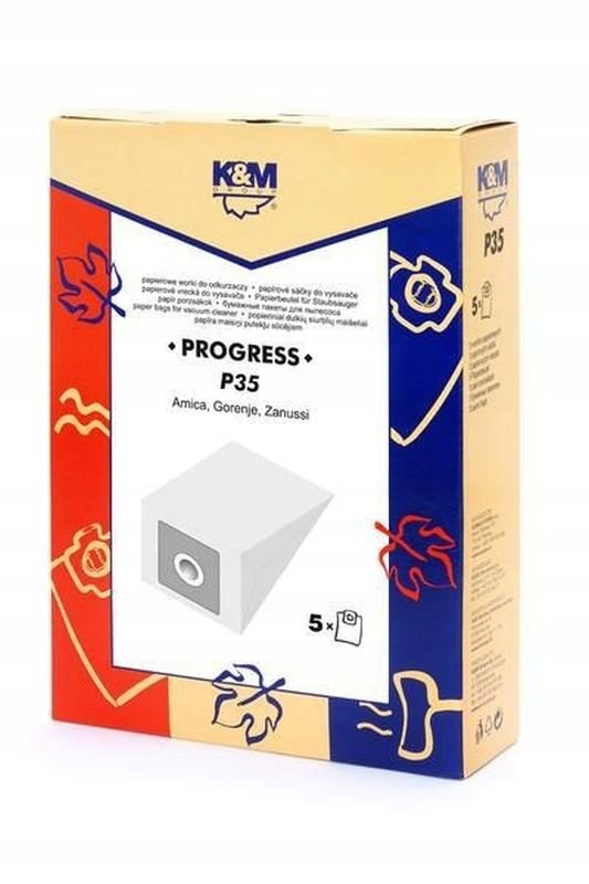 Zanussi K&M P35 - worki papierowe do odkurzaczy Amica, Gorenje,