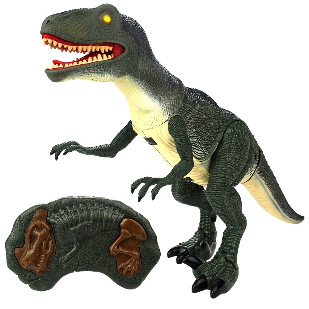 Sterowany Dinozaur Duży Verociraptor Ryczy Robot