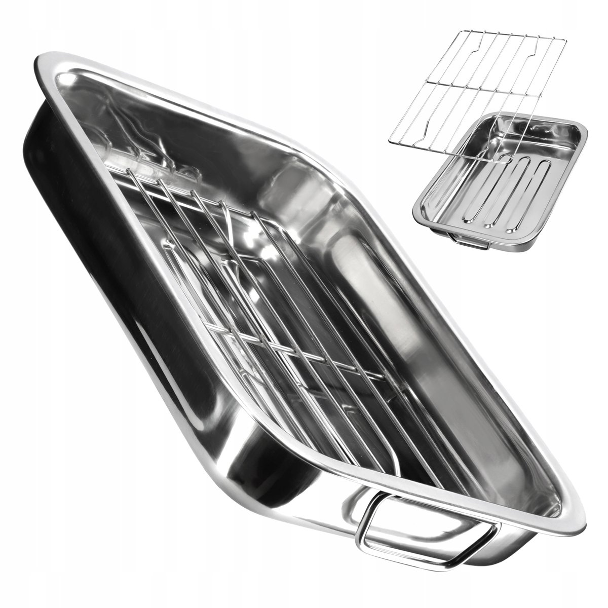 Brytfanna do pieczenia z rusztem 35 x 26 cm