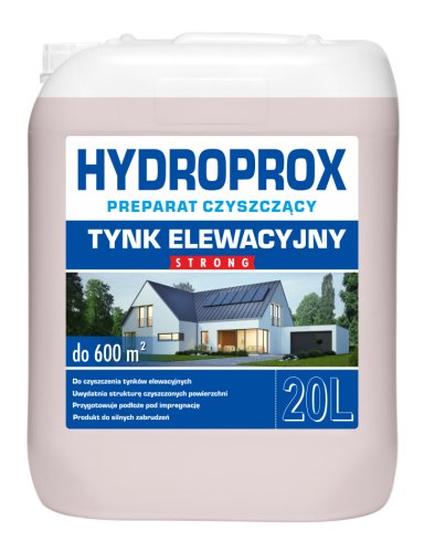 HYDROPROX CZYSZCZENIE TYNK ELEWACYJNY 20L