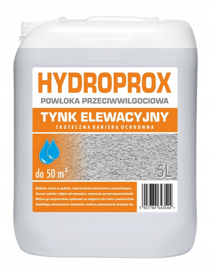 HYDROPROX IMPREGNAT PRZECIWWILGOCIOWY TYNK ELEWACYJNY 5L