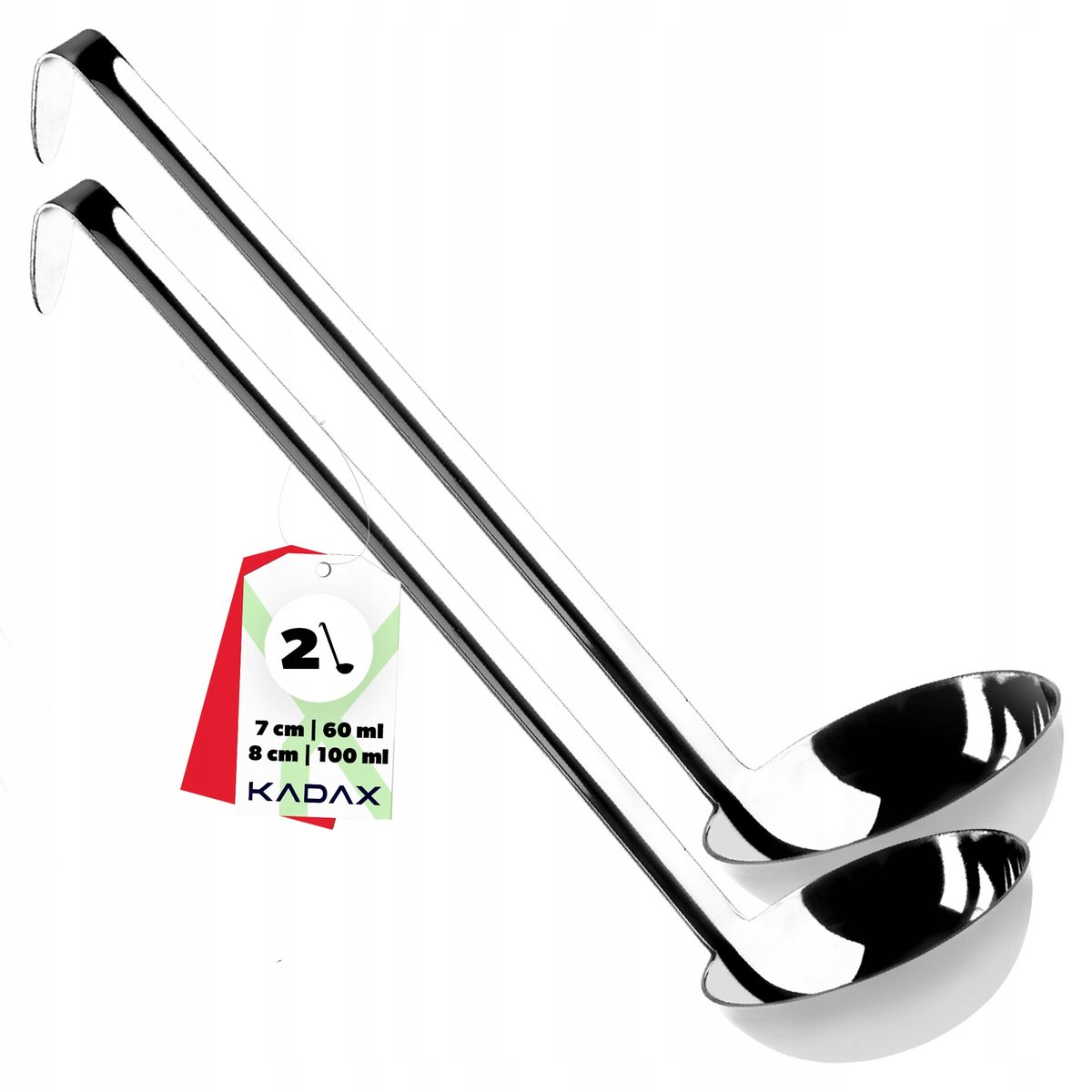 KADAX Zestaw Przyborów Łyżka Chochla Do Zupy 7+8cm