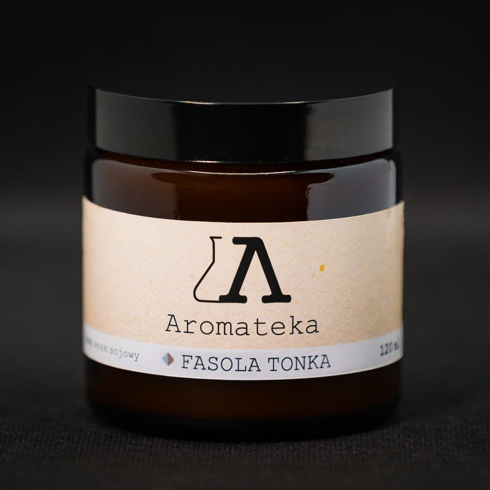 Aromateka Świeca sojowa - Fasola Tonka 120ml