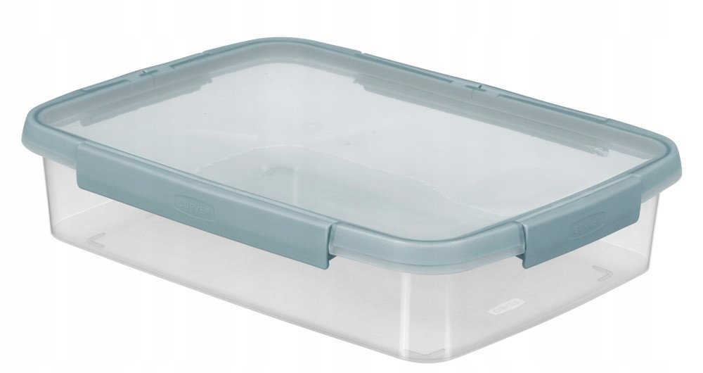 Pojemnik na żywność 3.5L Curver Smart Fresh Eco, szarobłękitny