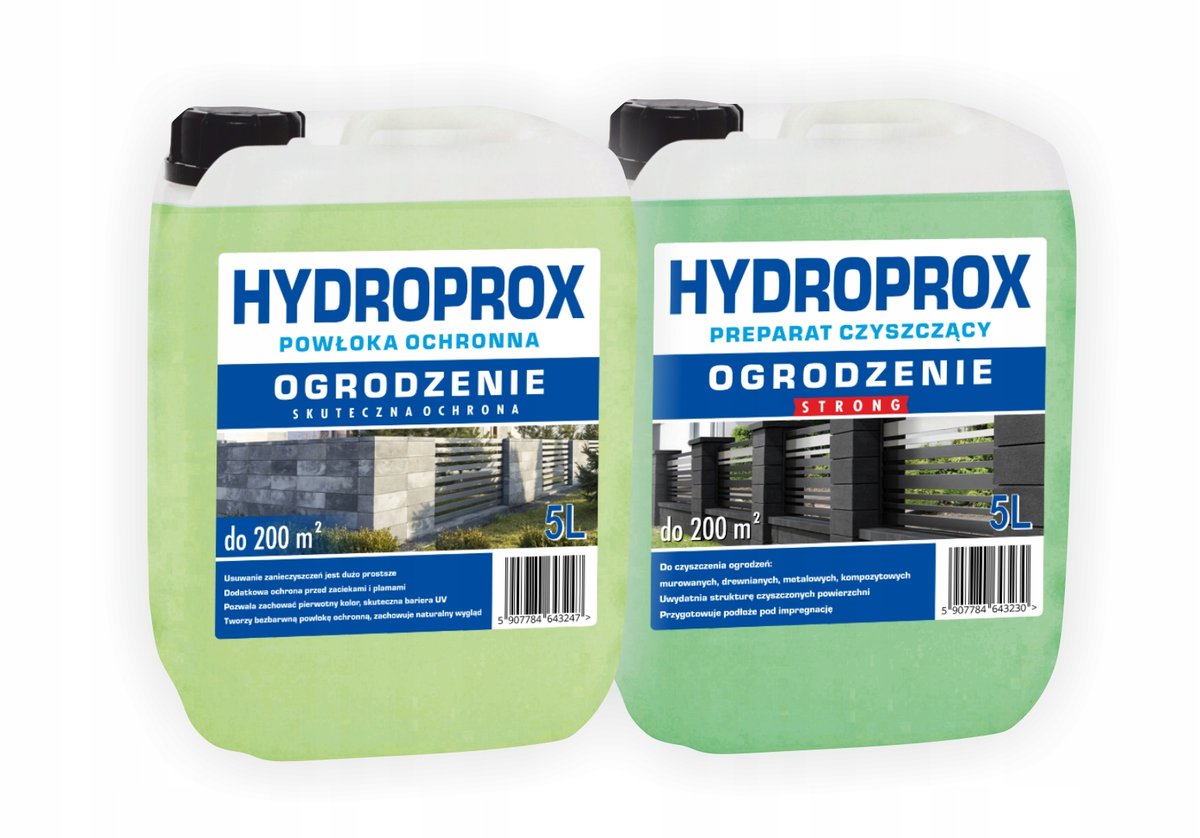 ZESTAW IMPREGNAT & CZYSZCZENIE OGRODZENIA 10l
