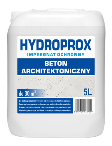 HYDROPROX IMPREGNAT OCHRONNY BETON ARCHITEKTONICZNY 5L