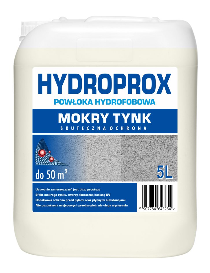 HYDROPROX IMPREGNAT MOKRY TYNK ELEWACYJNY 5L