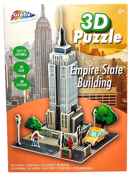 Piankowe puzzle 3D Empire State Building