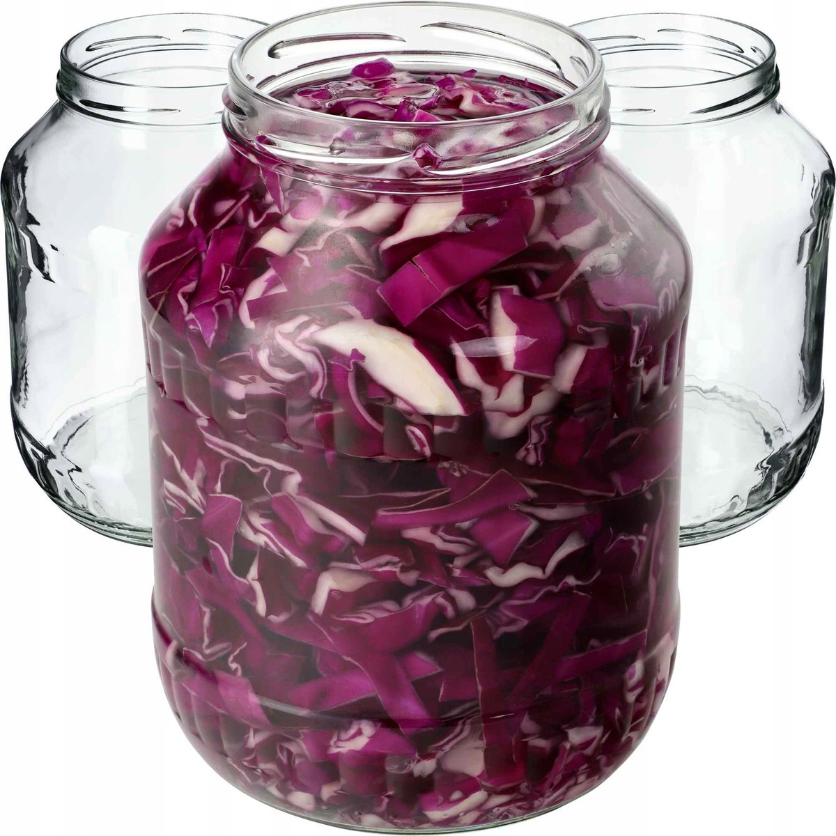 Szklany słój Boro 1,7L 89mm bez wieczka 12 szt.