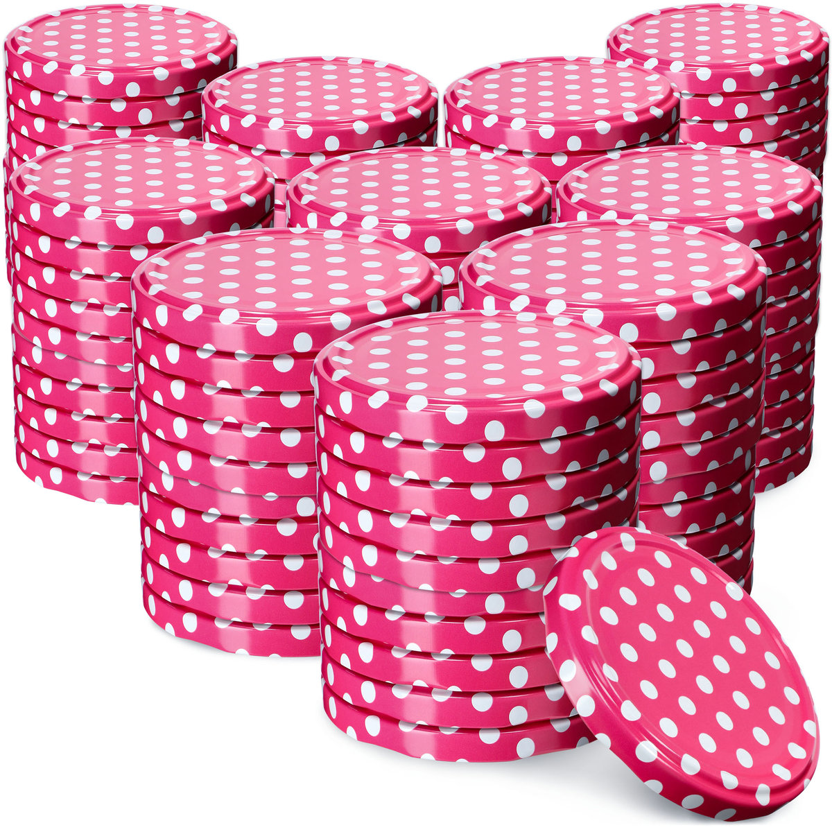 Metalowe wieczka do słoików Valsta 100 szt. 66mm 