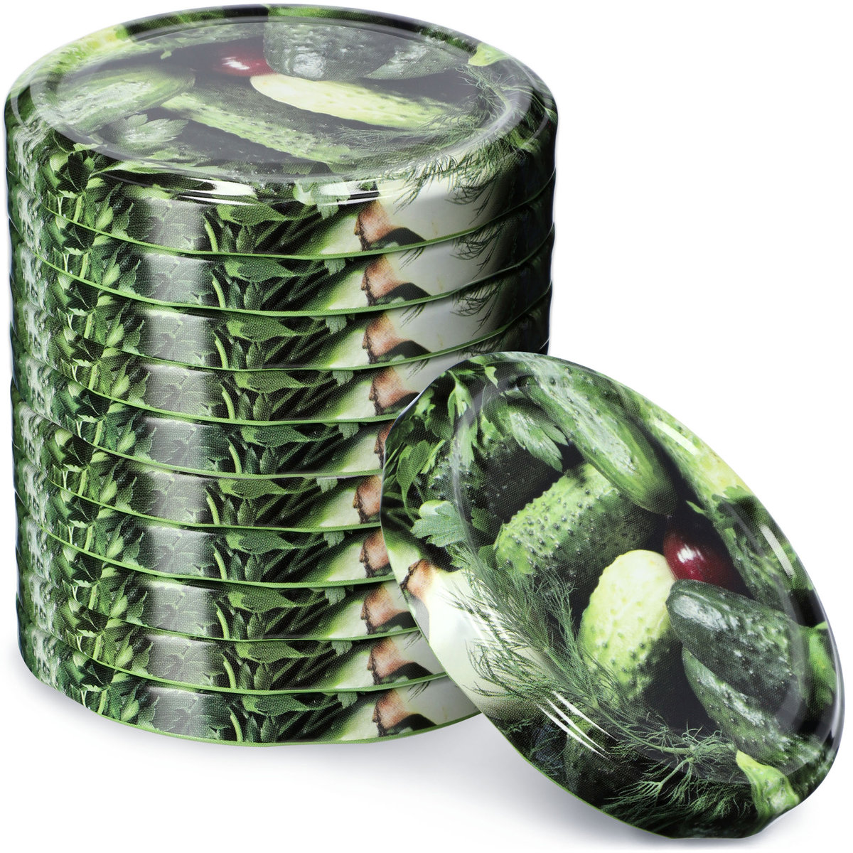 Metalowe wieczka do słoików Virbo 10 szt. 82mm 