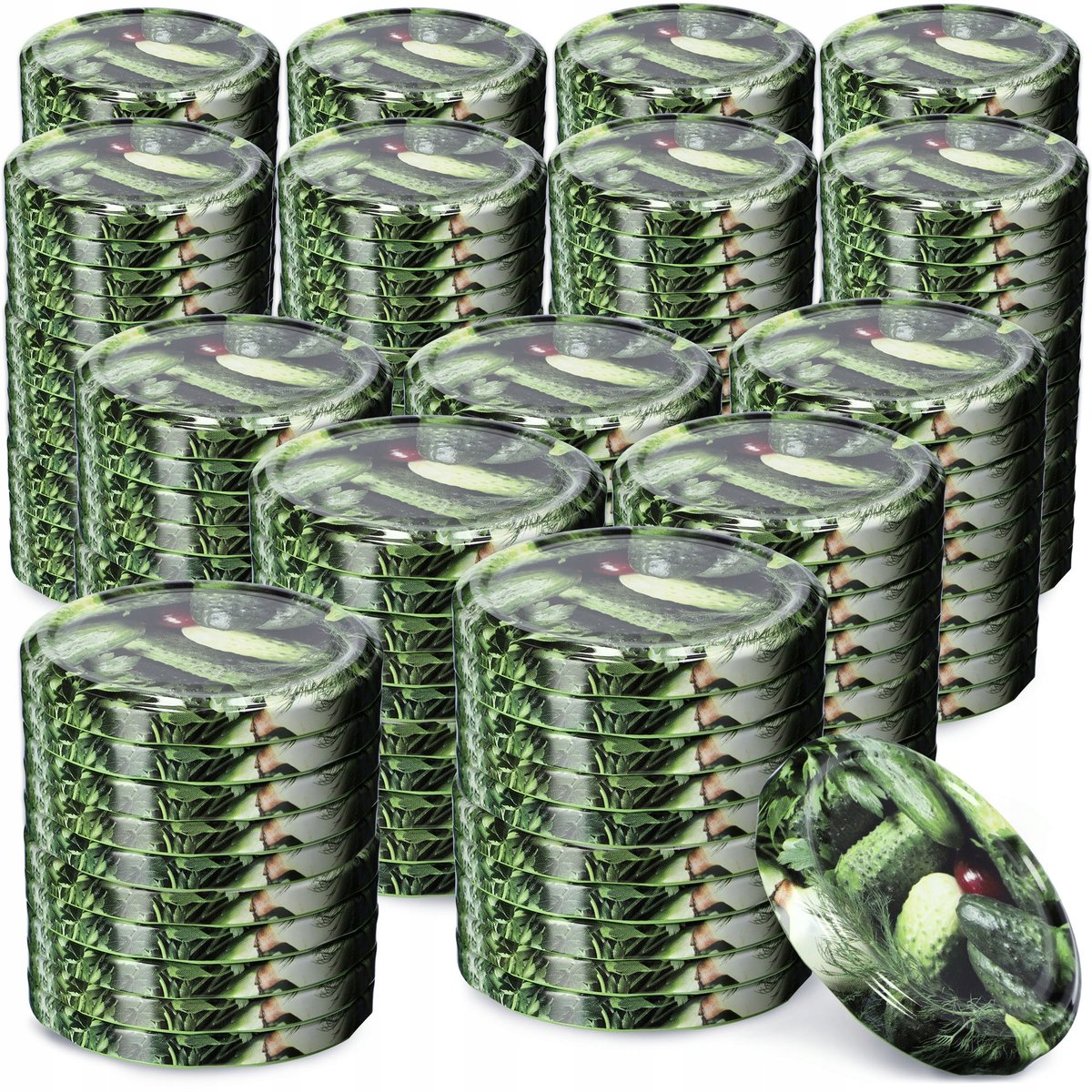 Metalowe wieczka do słoików Virbo 200 szt. 82mm 