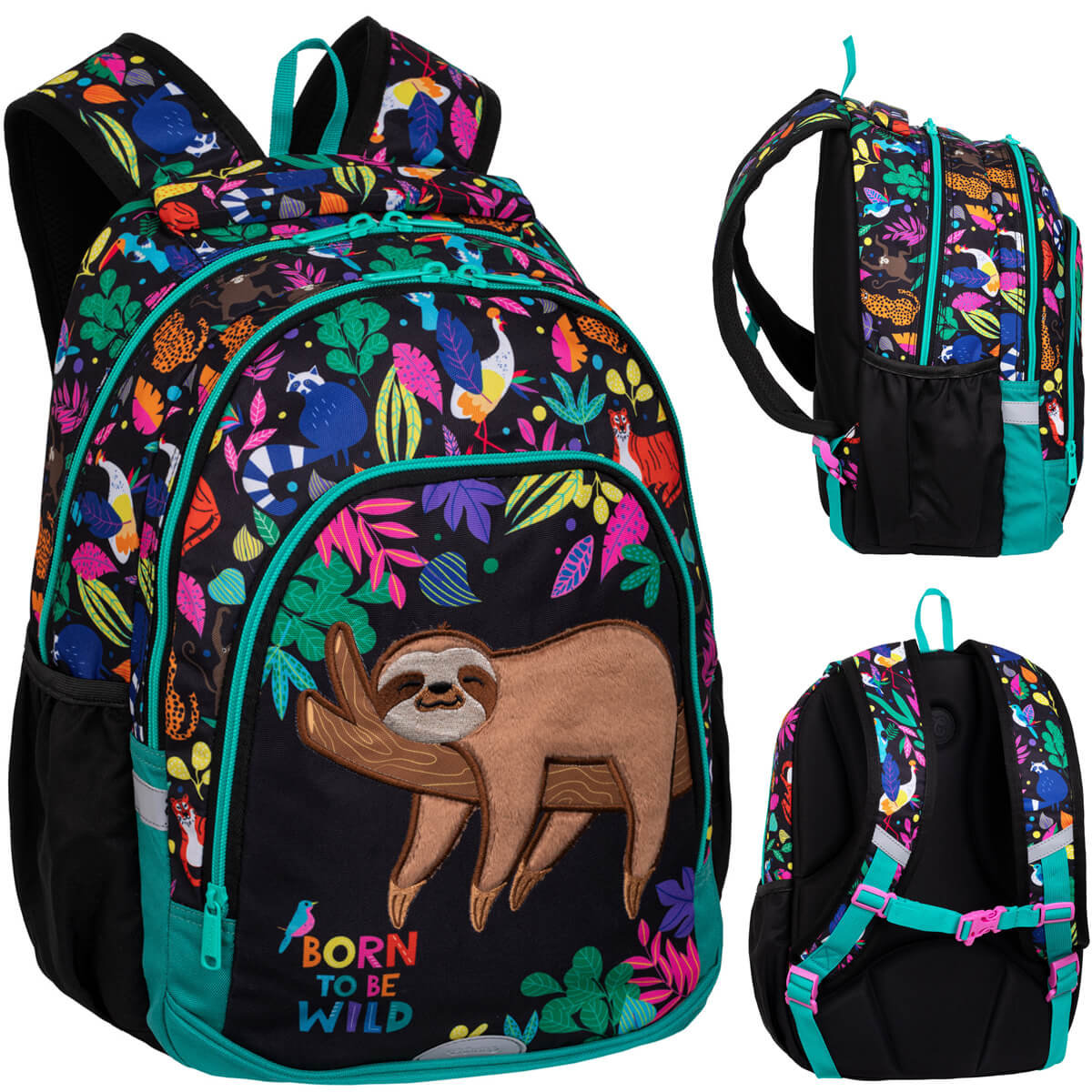 Plecak szkolny dla chłopca i dziewczynki Colorino dwukomorowy