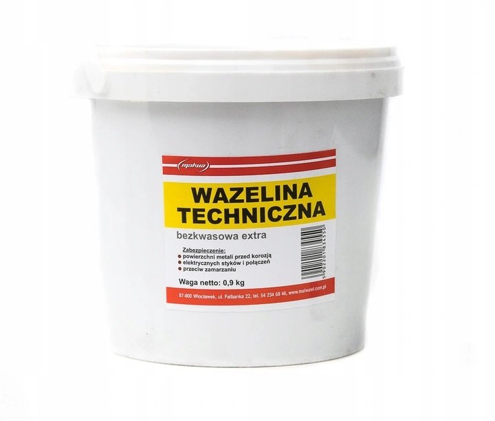 MALWA WAZELINA TECHNICZNA BEZKWASOWA 900g