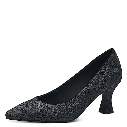 MARCO TOZZI Damskie czółenka 2-82401-41, black metallic, 38 EU