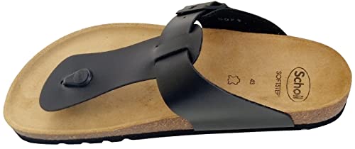 Scholl Yves, sandały męskie, czarny, 40 EU