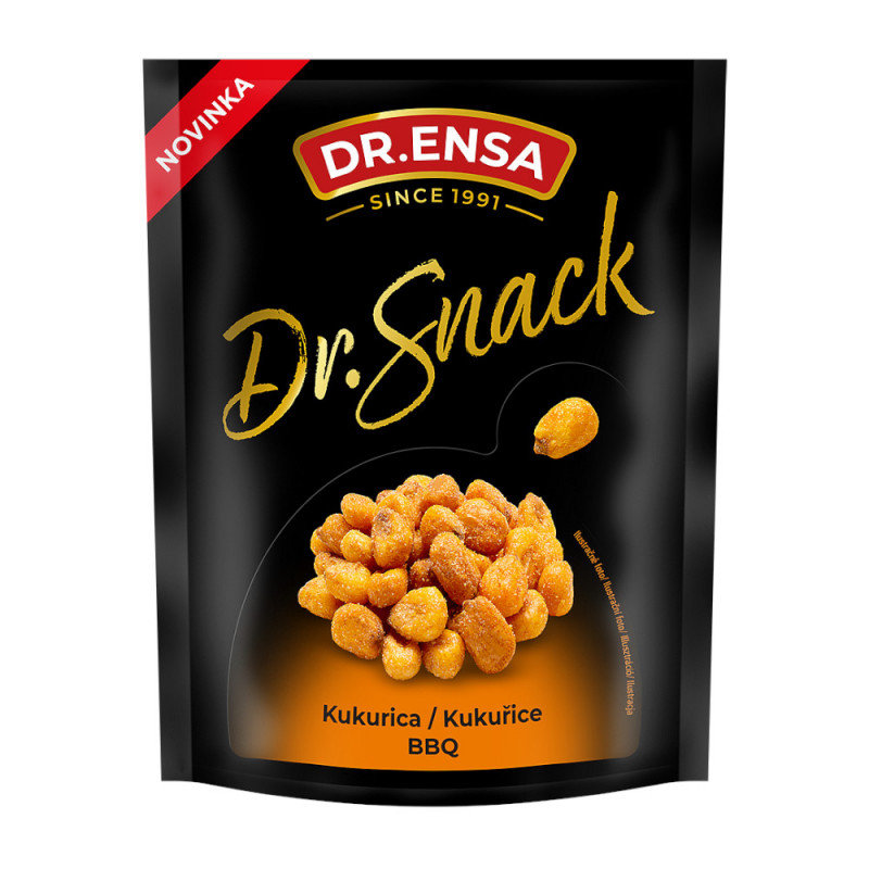 Dr. Snack - Kukurydza prażona o smaku BBQ 150 g