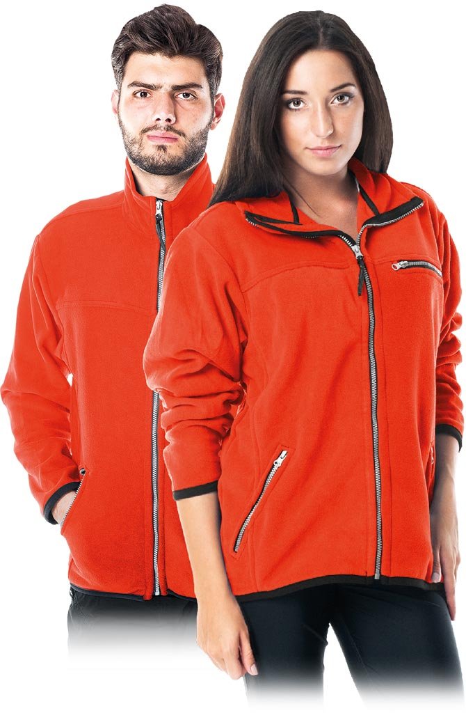 Bluza z polaru ochronna pomarańczowy roz.S