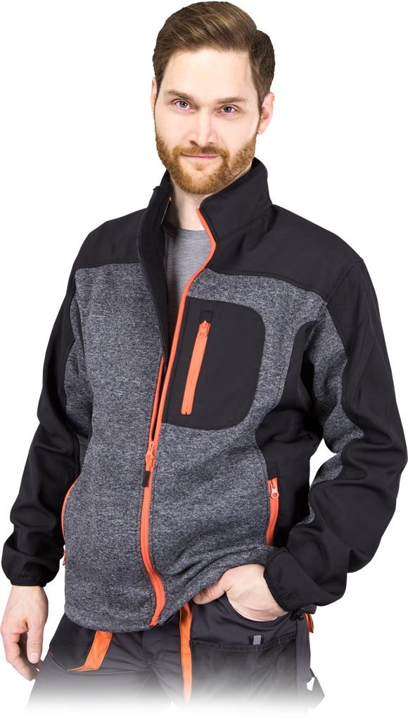 Bluza ochronna ciemnoszaro-czarno-pomarańczowy roz.L