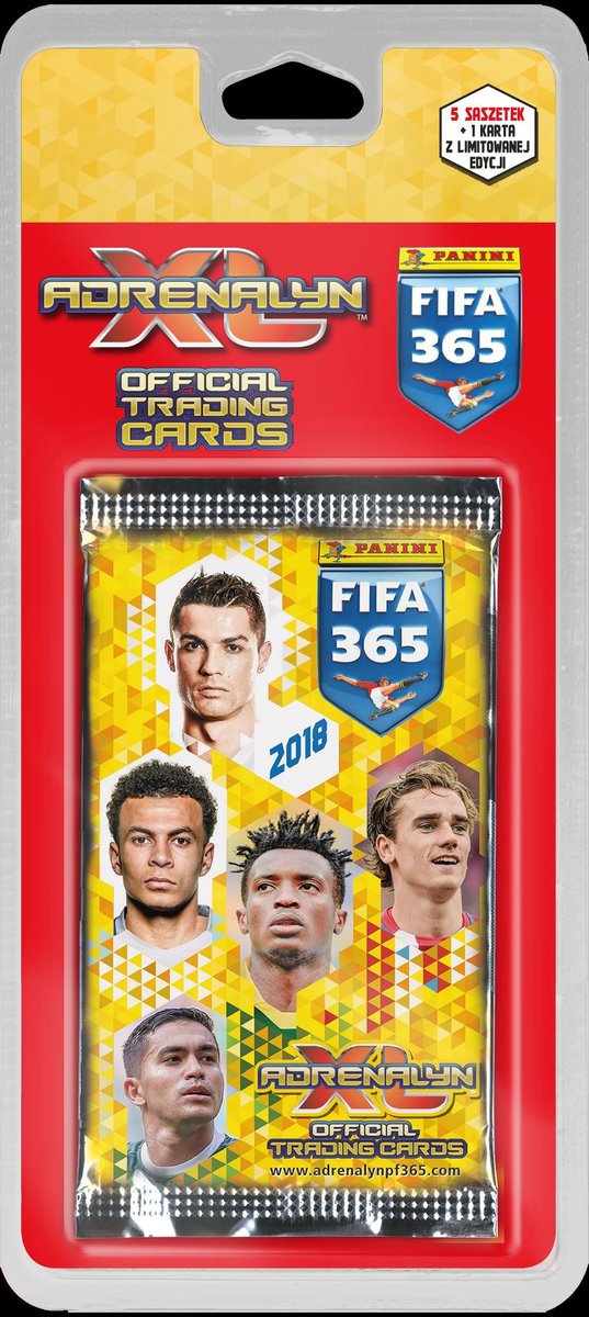 Panini Karty FIFA 365 Adrenalyn XL 2018 blister