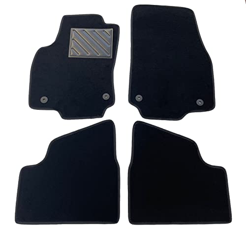 Dywaniki samochodowe do Opel Astra H/GTC/SW od 2004 do 2009, idealnie dopasowane, antypoślizgowe, wzmocnione poduszki na pięcie, guziki mocujące