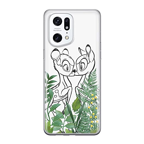 Etui Bambi 009 Disney Nadruk pełny Biały Producent: OPPO, Model: FIND X5 PRO