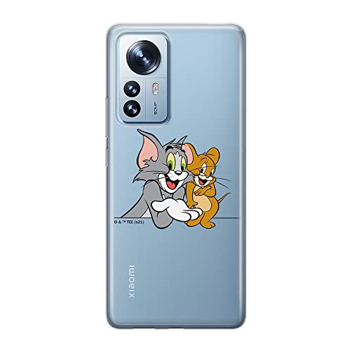 ERT GROUP etui na telefon Xiaomi 12 / 12X, case oryginalny i oficjalnie licencjonowany przez Tom & Jerry, wzór 005, optymalnie dopasowane, plecki z TPU częściowo przeźroczyste