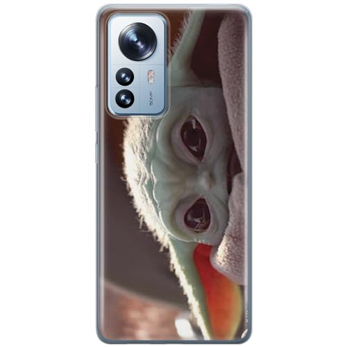 ERT GROUP etui na telefon Xiaomi 12 / 12X, case oryginalny i oficjalnie licencjonowany przez Star Wars, wzór Baby Yoda 021, optymalnie dopasowane, plecki z TPU