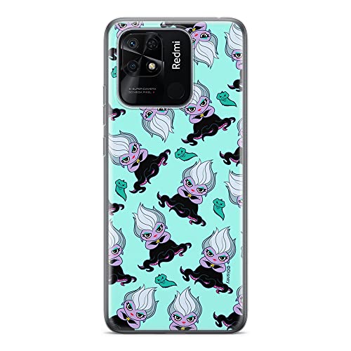 ERT GROUP etui na telefon Xiaomi REDMI 10C, case oryginalny i oficjalnie licencjonowany przez Disney, wzór Ursula 005, optymalnie dopasowane, plecki z TPU