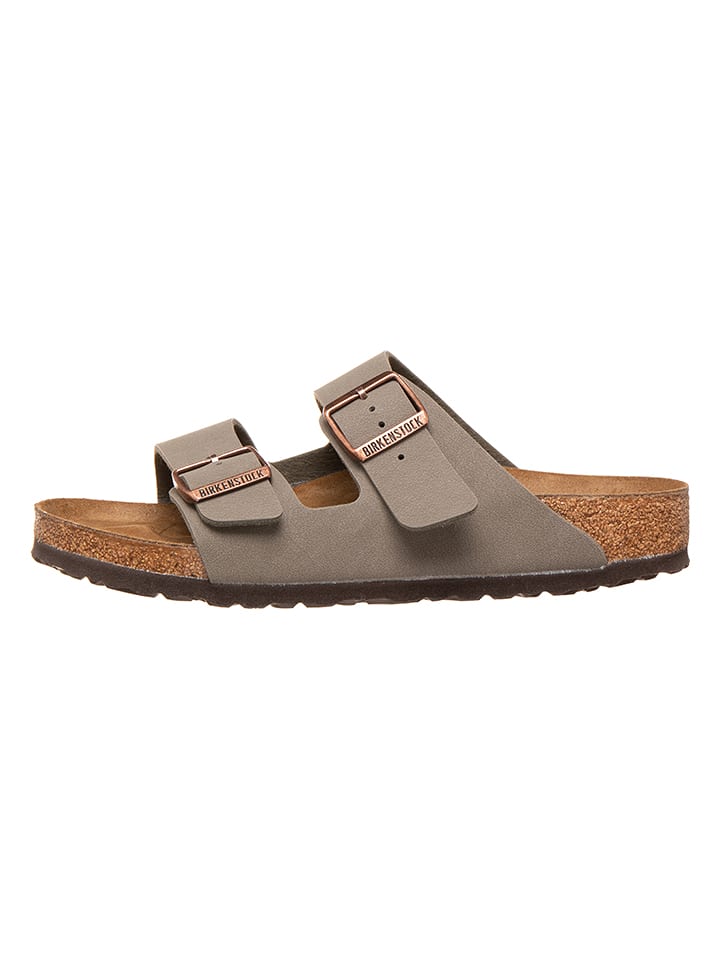 Birkenstock Klapki w kolorze szarym