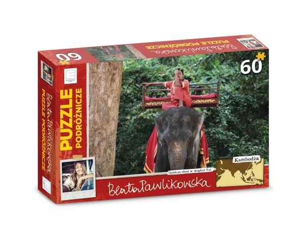 Edipresse Książki Puzzle podróżnicze kambodża 60