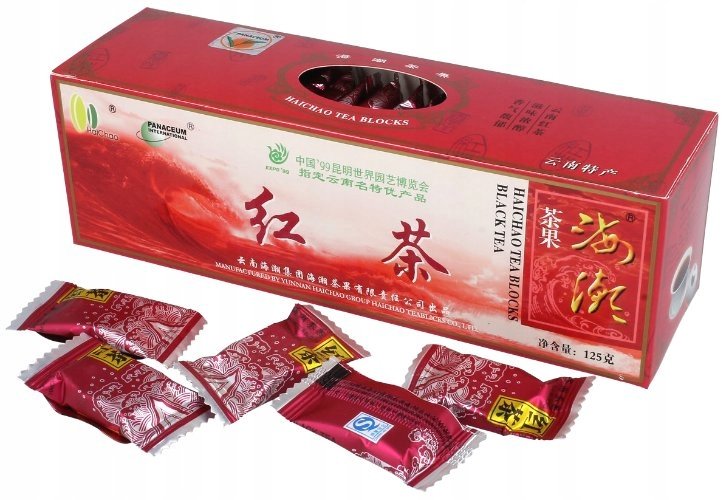 Yunnan Yunnan: herbata czarna prasowana w kostkach - 125 g