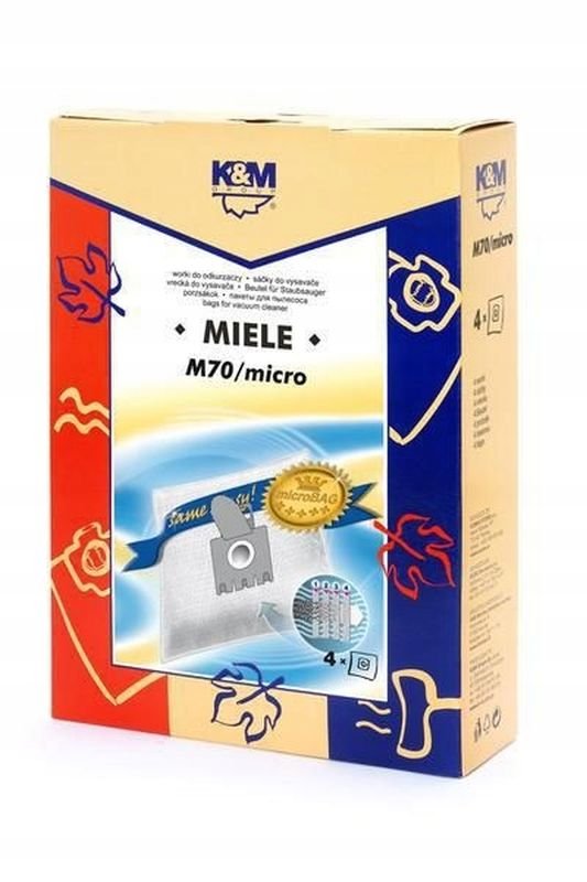 KM Worki do odkurzacza MIELE M70 MICRO do S 400 S 456