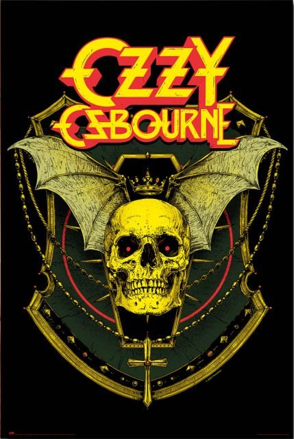 Ozzy Osbourne Skull - plakat