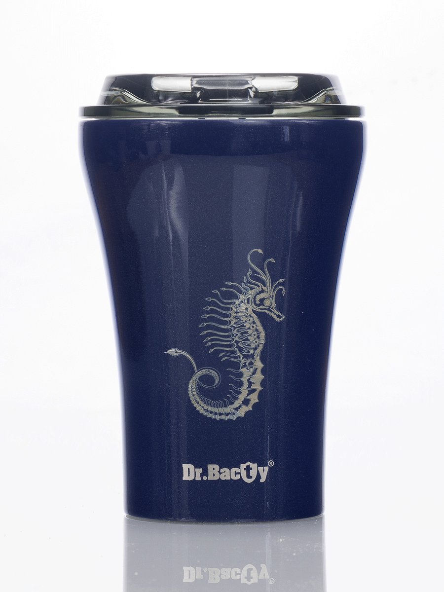 Kubek do kawy Dr.Bacty Apollo seahorse - granatowy