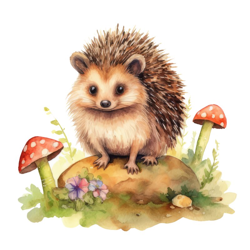 Naprasowanka Jeż śmieszny zabawny art 19